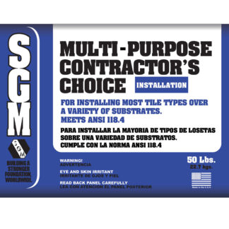 Thin Set Mortar - Multi-Purpose Contractor's Choice