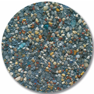 Mini Pebble - River-Rok, Tropical Blue