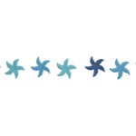 Accents: Step Markers - Spotted Starfish Aqua Blue