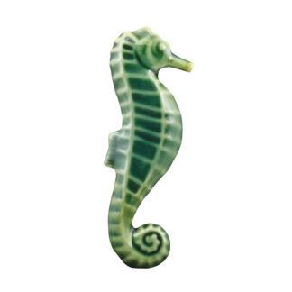 Seahorse - Mosaics Accents - 5"x3", Teal