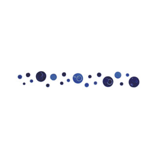 Step Marker - Lifestyle - 24"x3", Bubbles Blue