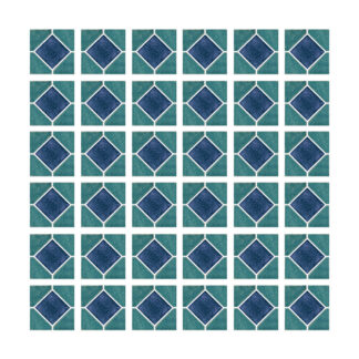 Cloud - Akron Deco, Olive Blue