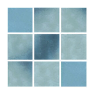 Glass Blend - 2"x2", Blue Green