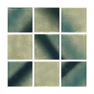 Glass Blend - 2"x2", Gray/Blue Blend