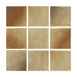 Glass Blend - 2"x2", Tan/Brown Blend