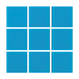 Glass Blend - 2"x2", Turquoise