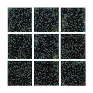 Glass Blend - 2"x2", Teal Speckled